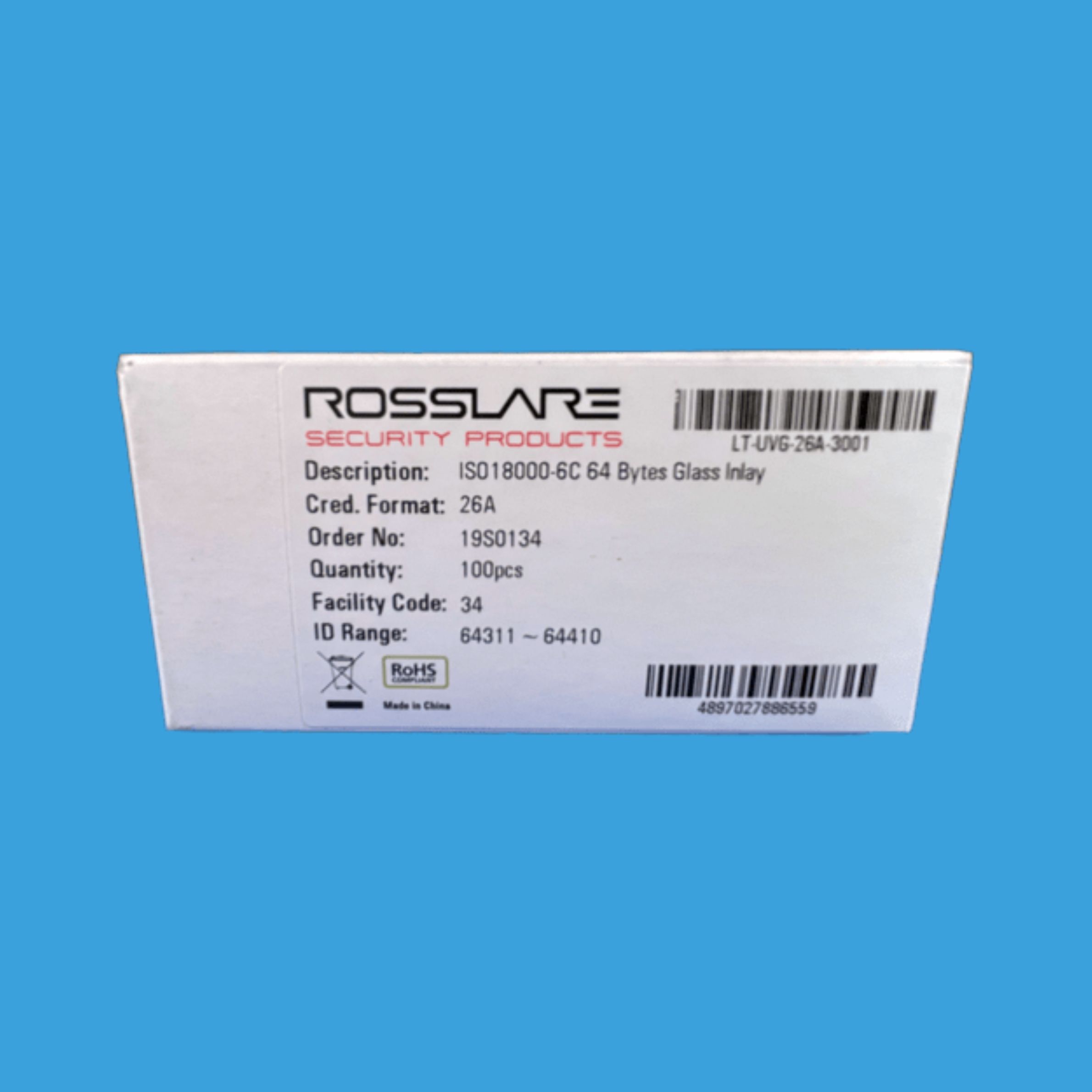 Rosslare UHF Windshield Tag Rosslare UHF Windshield Tag
